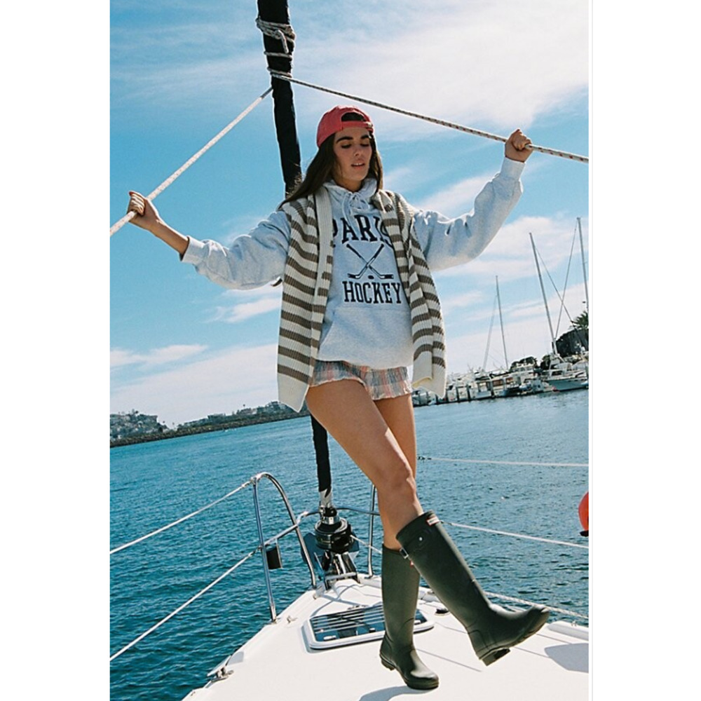 Free People Firstport Paris Hockey Sweatshirt Hoodie XS